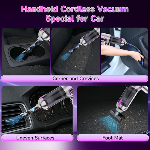 Lyiazsoy Cordless Car Vacuum Cleaner 22000PA