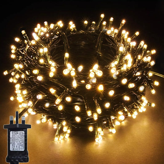 V8M LED String Fairy Lights Warm White 360 LEDs Christmas Tree Xmas Party Wedding