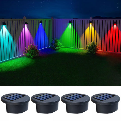 Easy installation process of the solar wall lights with screws.

