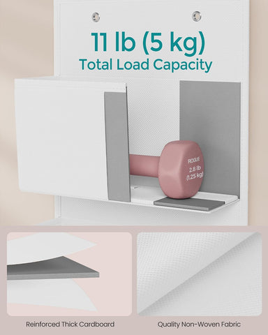 Over-Door Storage Organiser, Wardrobe Storage, 4 Pockets