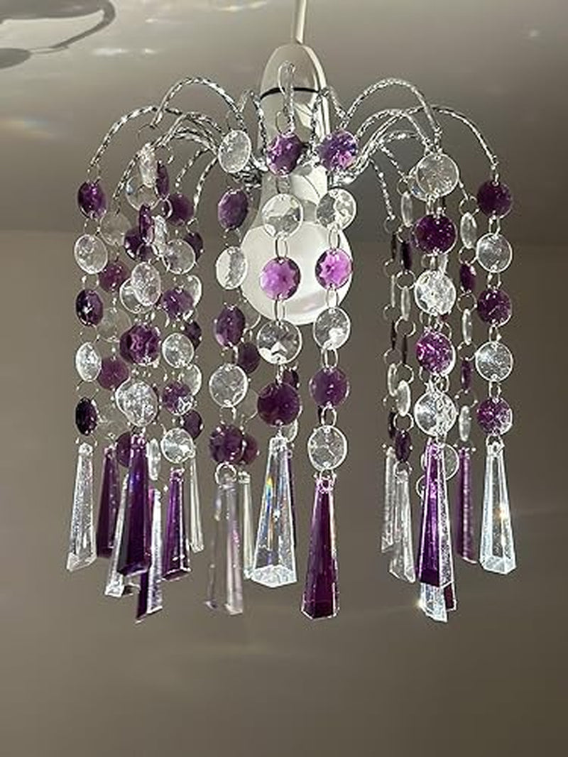 Chandelier Style Ceiling Light Shade – Elegant Acrylic Crystal Pendant