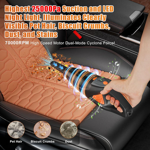 Cordless Handheld Vacuum Cleaner 25000Pa