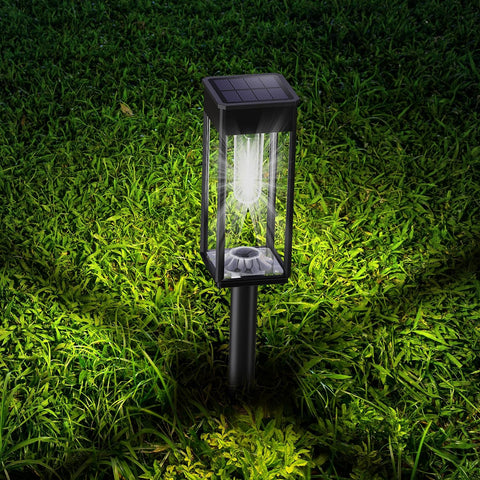 COXSENI Solar Pathway Lights Outdoor 6 Pack, 12Hrs Solar Powered, IP65 Waterproof, Cool White