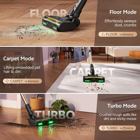 Ultenic U15 Cordless Vacuum Cleaner 50000Pa with GreenEye Tech