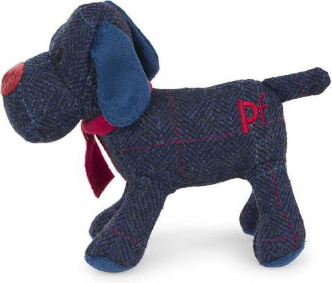 Plush Christmas Dog Toy with Squeaker