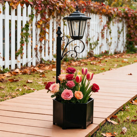 MVBT 24" Solar Pathway Lights Outdoor IP65 Waterproof Landscape Path Lights