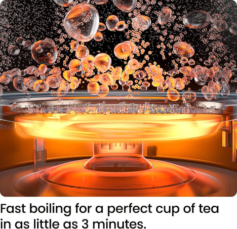 1.8L 3000W Electric Glass Kettle – Fast Boil Hot Water Boiler | Auto Shut Off | LED Indicator | Boil-Dry Protection | BPA-Free