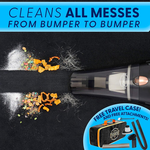 ThisWorx Portable Car Vacuum Cleaner - Lightweight Handheld 12V with Accessories