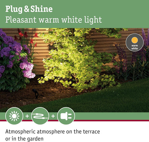 Outd Plug & Shine Spotlight Sting IP67 520lm 3000K 6W 24V Anthracite alu
