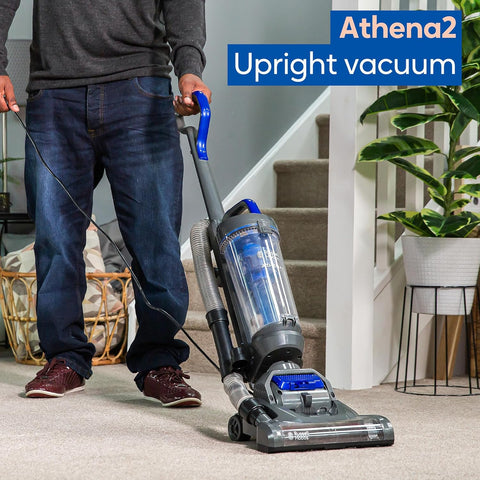 Russell Hobbs Athena2 Upright Vacuum Cleaner 400W 2L – Grey & Blue