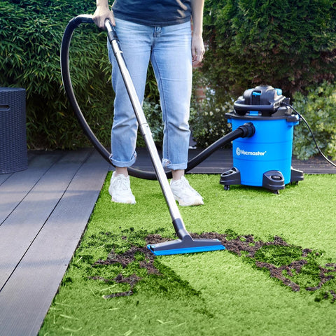 Vacmaster WD18 AG+ 2-in-1 Wet & Dry Garden Vacuum and Blower – 1500W, 18L Outdoor Cleaner for Artificial Grass, Patios & Decking