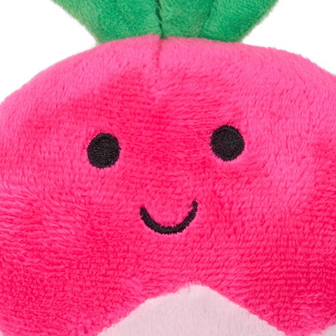 Plush Radish Dog Toy with Squeaker