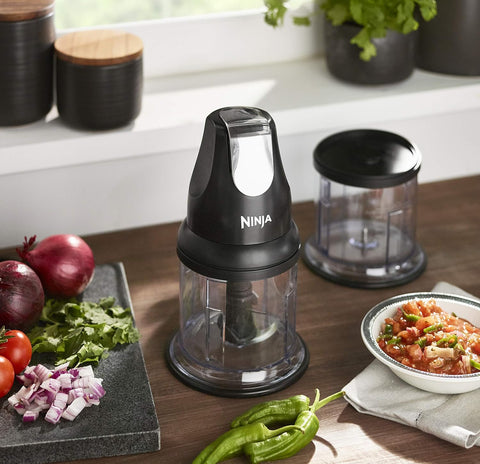 Professional 200W Stackable Chopper with Ninja Blades & Containers