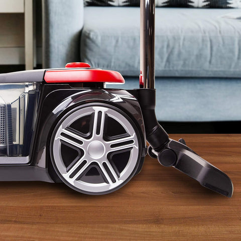 Duronic VC7020 Powerful 800W Bagless Cylinder Vacuum Cleaner 2.5L HEPA Filter, Turbo Brush, Lightweight Cyclonic Vacuum for Pet Hair