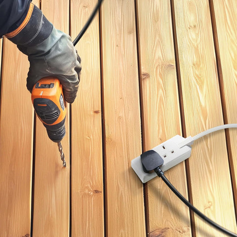 Two Socket Heavy Duty Extension Lead 4m Unswitched