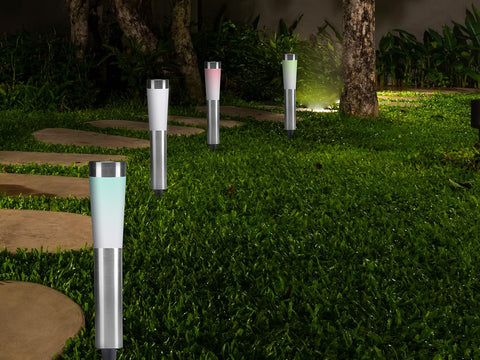BEPER P207OUT002 Solar Garden Lights Outdoor, 1 Piece - Garden Solar Lights Outdoor, IP44 Protection, 22 in
