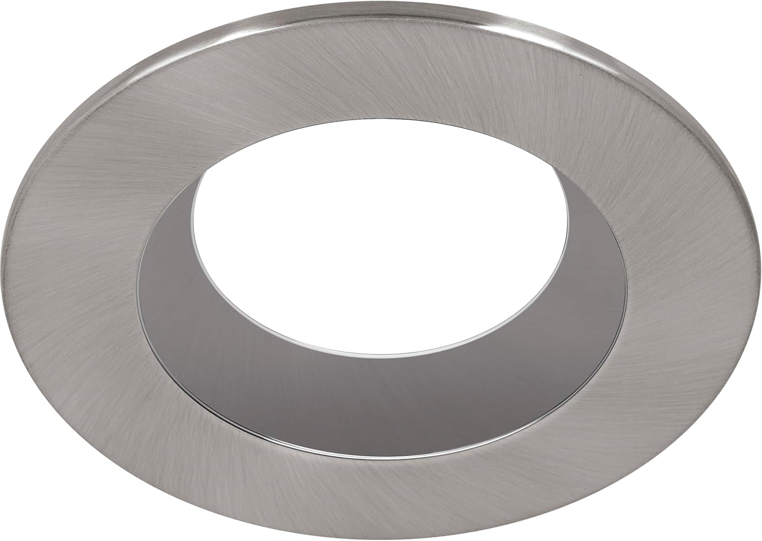 Recessed Bezel for Downlights, Slim Profile, Ftype MK2, Ftype Essence, Ftype Ultra, LED Downlight Accessories, Brushed Steel, 76Mm Cut-Out, FTBZRBS