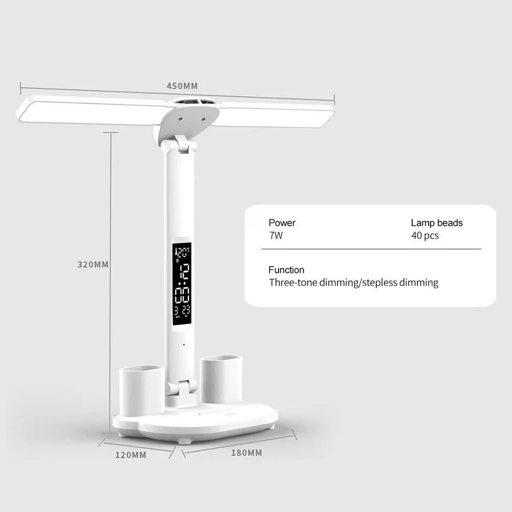 LED Reading Desk Lamp – Dimmable USB Light