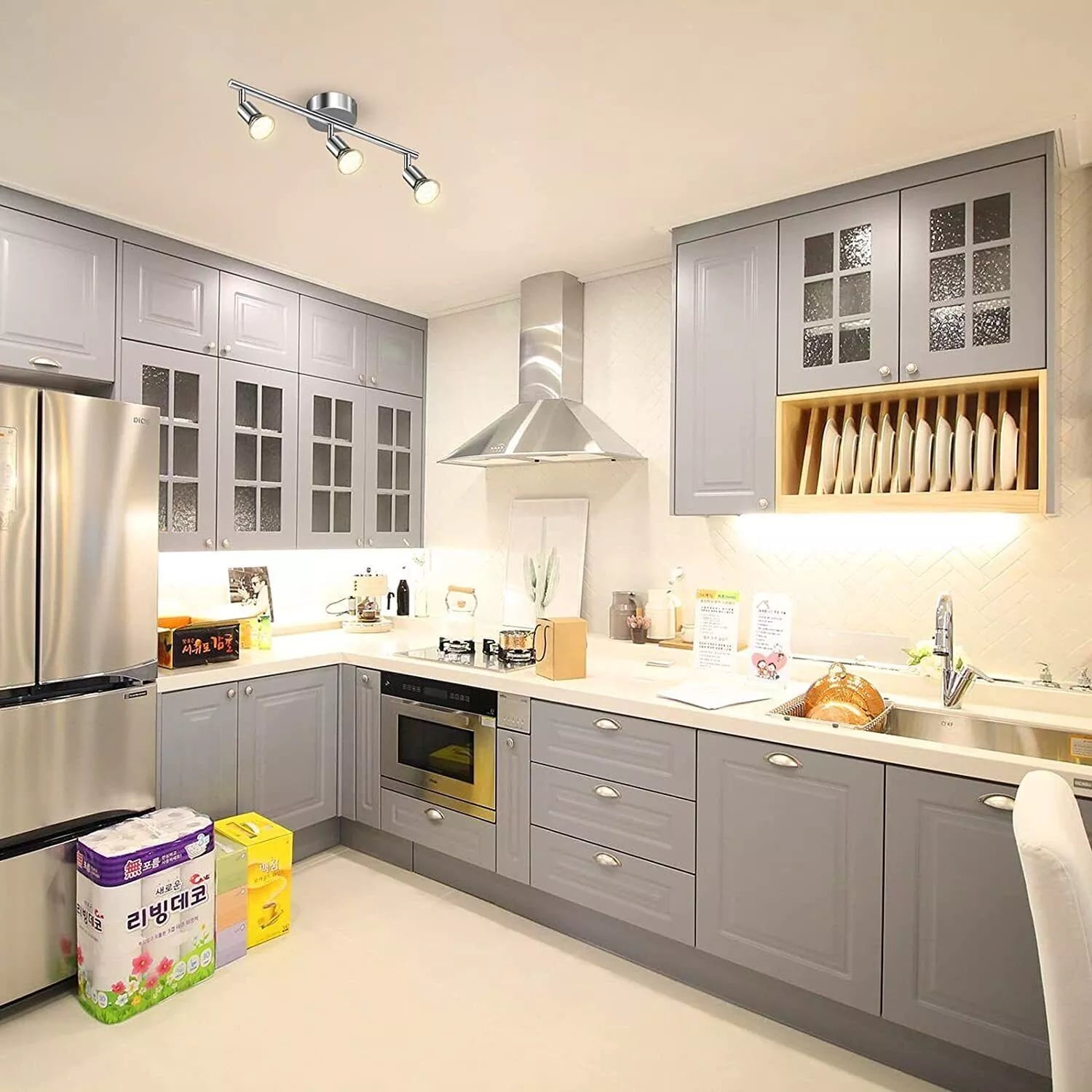3-Way Modern GU10 Ceiling Spotlight