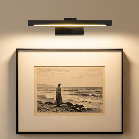 Dimmable LED Picture Lights 80CM Bathroom Vanity Light Fixture Ajustable Gold Indoor Lighting Wall Sconce Hotel Bedside 3000K/4500K/6000K Reading Lamp Display Lamps 16W
