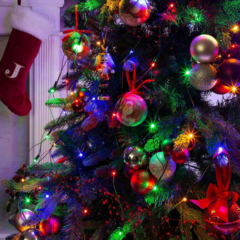 The Christmas Workshop 180 LED Multi-Coloured Christmas Net Lights – 1.8 x 1.2m Mains-Powered Curtain Window Lights with 8 Modes – Give Your Windows a Festive Glow Full of Christmas Cheer