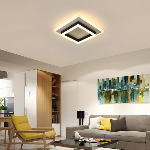 Acrylic and aluminum ceiling light design

