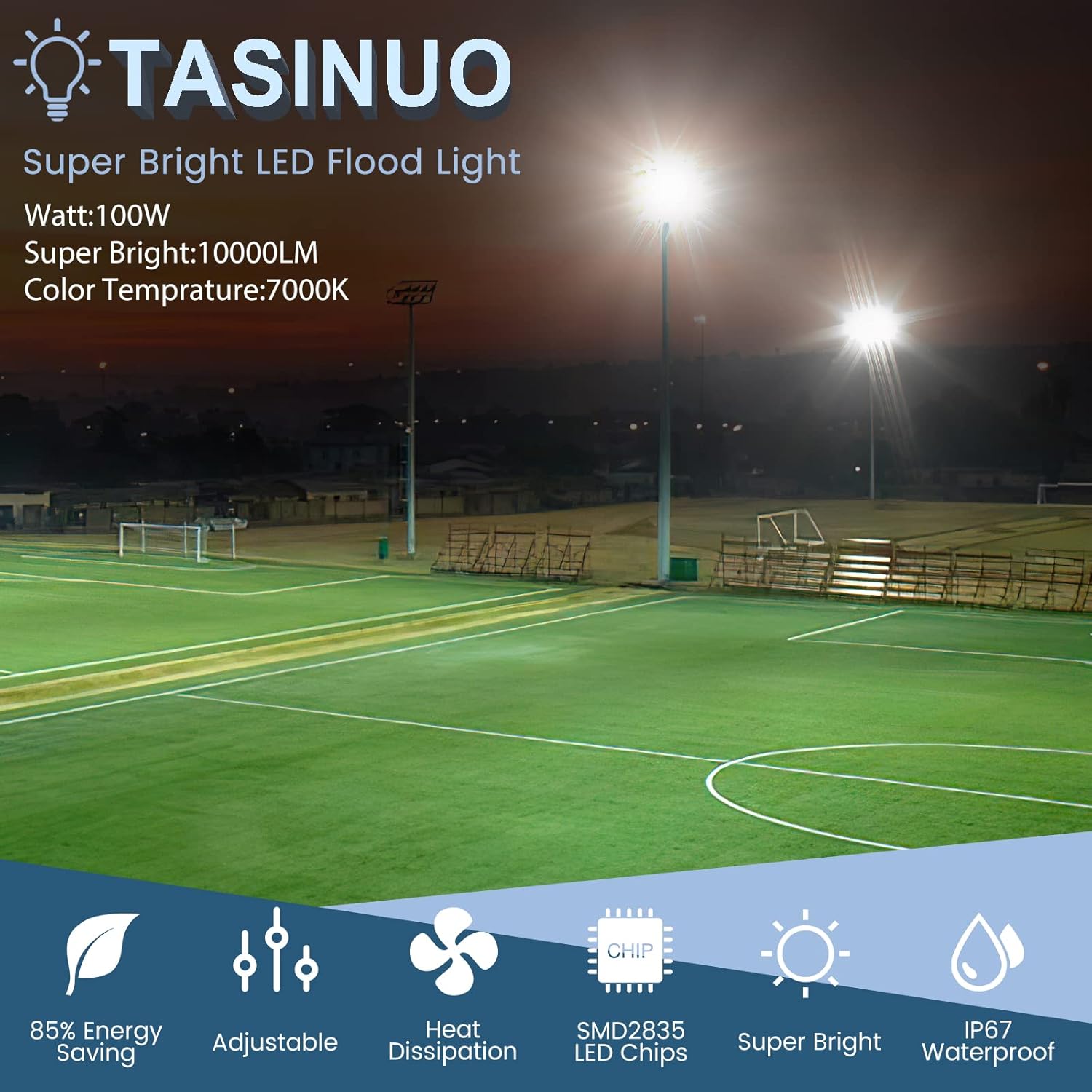 Adjustable LED Flood Light for Garden