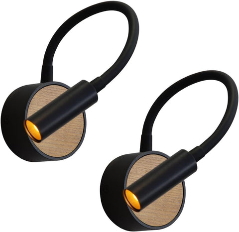 Alpha Lights 2 Pack Bedside Wall Lamp

