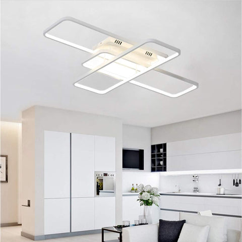 Alpha Lights LED ceiling lamp white square

