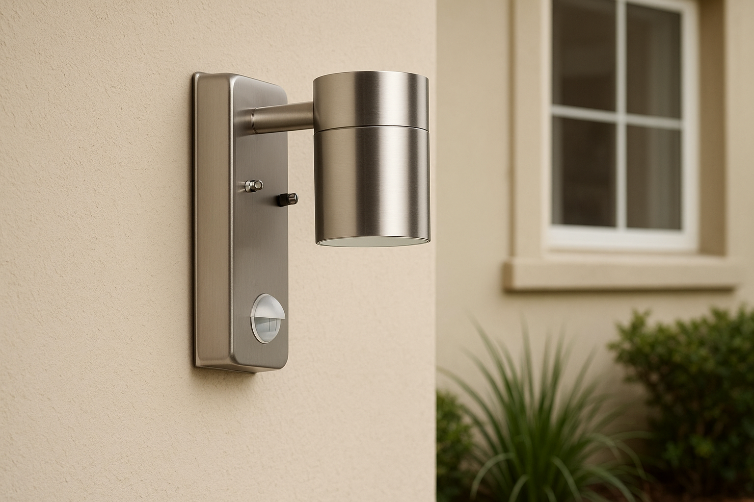 Alpha Lights motion LED wall light IP44
