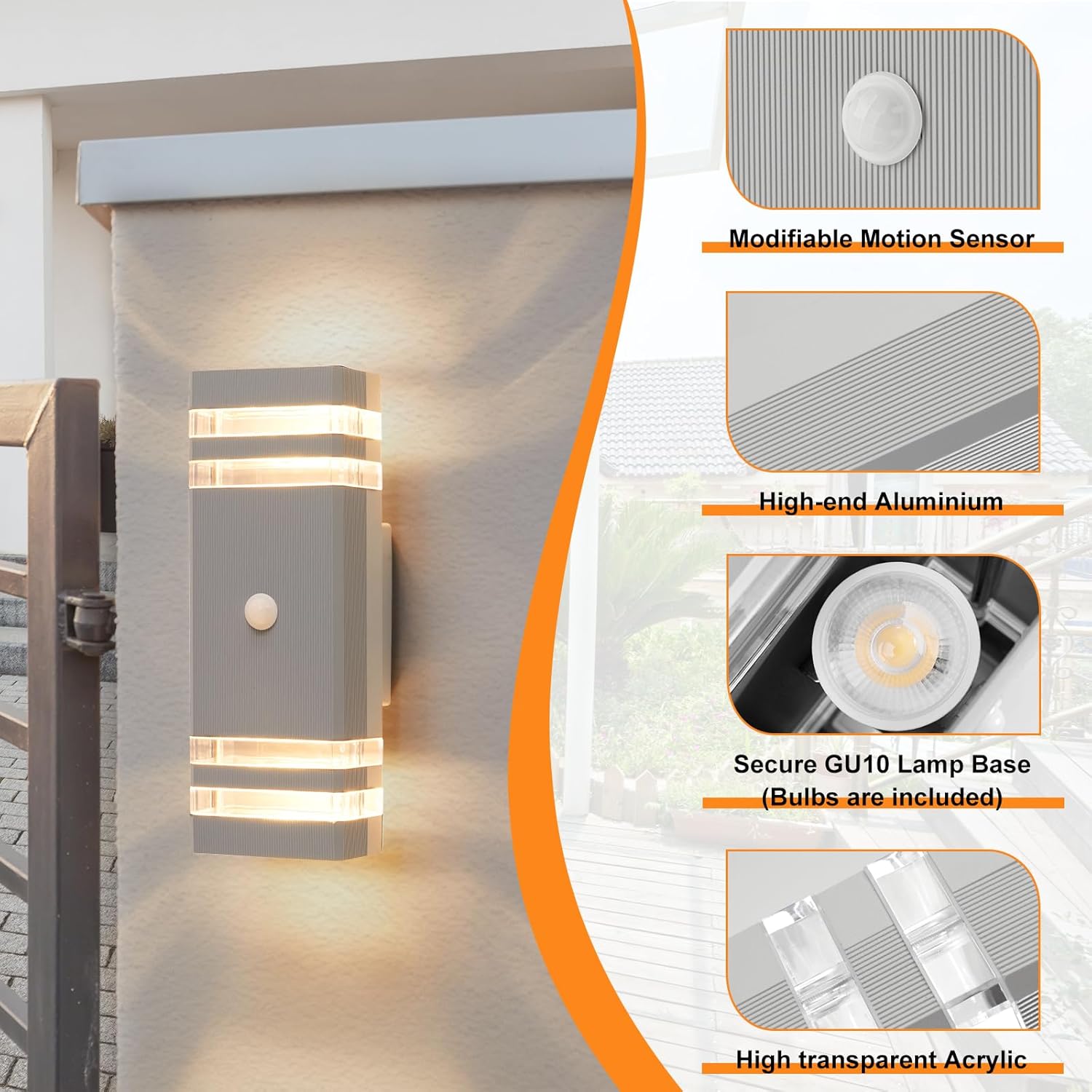 Alpha Lights outdoor wall lamp

