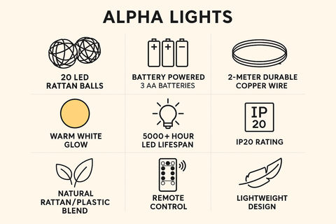  Alpha Lights product on a white background