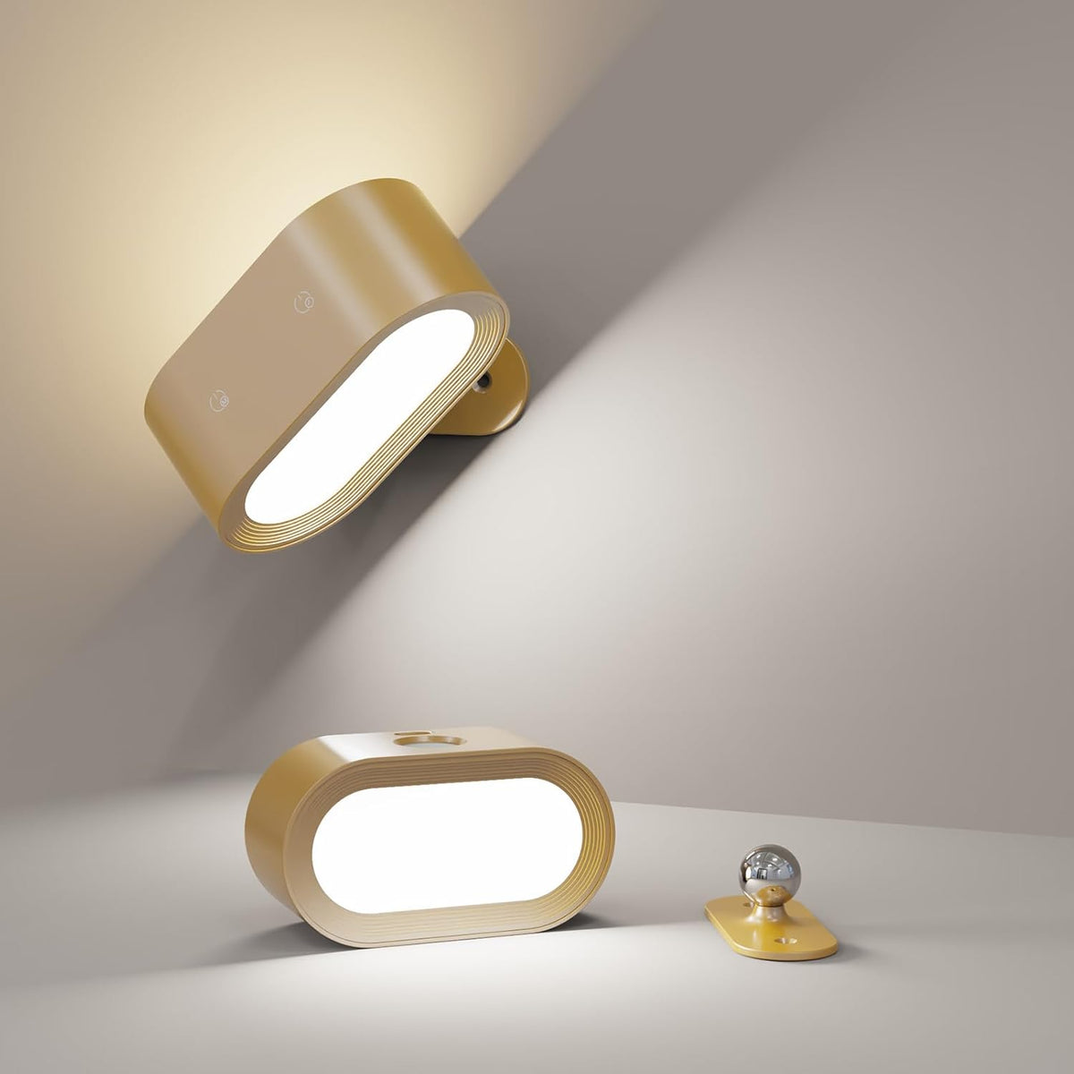 Alpha Lights touch control LED wall lamp

