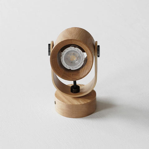 Alpha Lights wooden wall sconce

