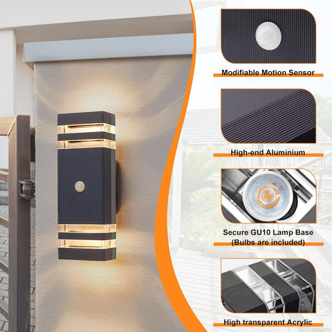 Anthracite exterior LED light fixture

