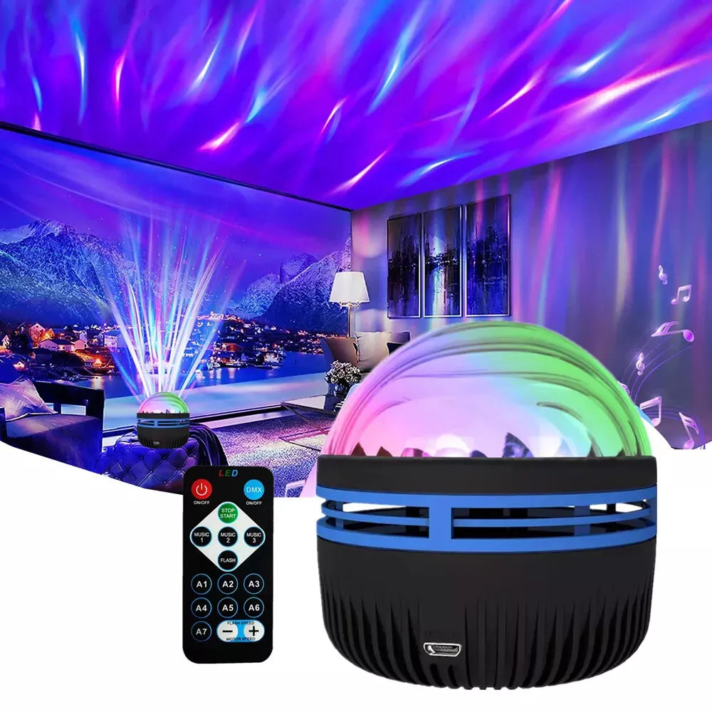 Aurora Northern Lights Projector with Remote Control | Night Light for Kids & Adults | Perfect for Bedrooms, Gaming Rooms & Parties
