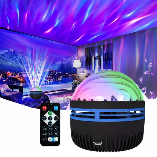 Aurora Northern Lights Projector with Remote Control | Night Light for Kids & Adults | Perfect for Bedrooms, Gaming Rooms & Parties