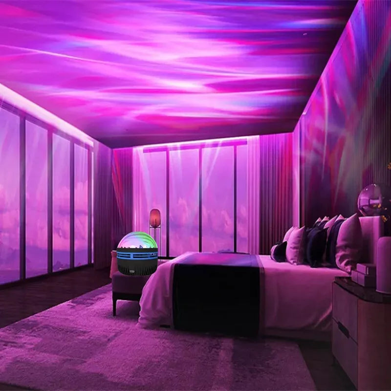 Aurora Northern Lights Projector with Remote Control | Night Light for Kids & Adults | Perfect for Bedrooms, Gaming Rooms & Parties