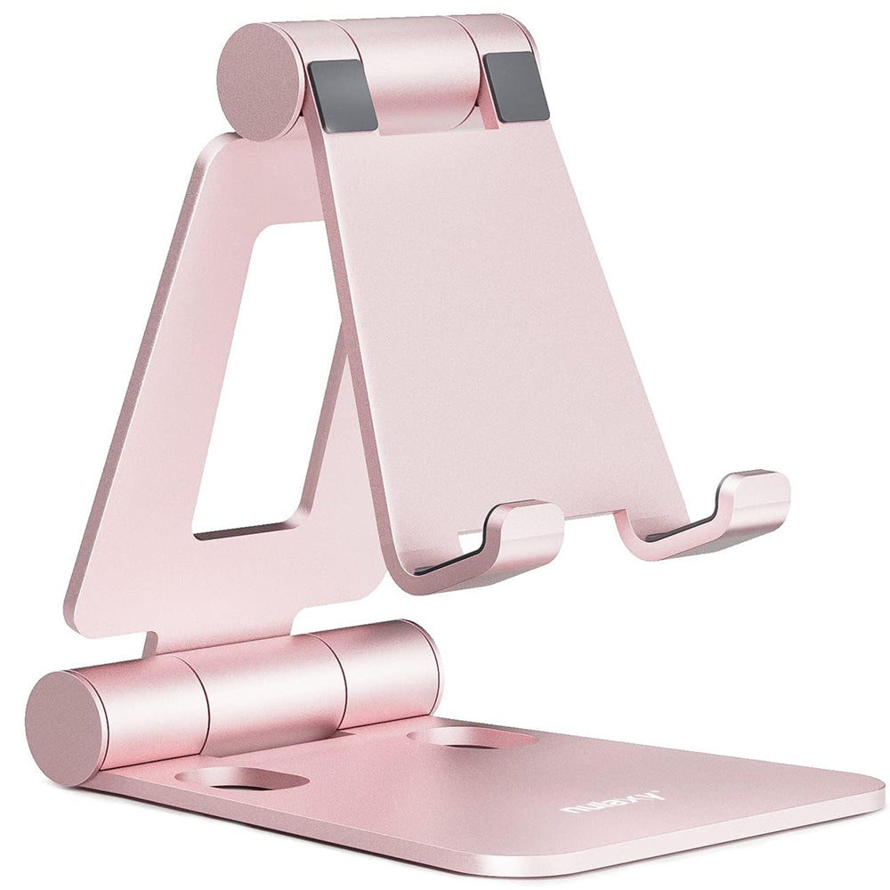 Adjustable Foldable Phone Stand for Desk Rose Gold