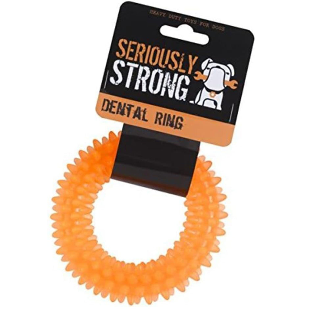 Dental Ring Dog Toy Orange