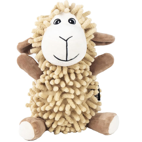 Webbox Shelby the Sheep Plush Squeaky Dog Toy