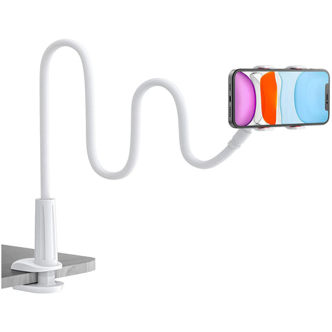 Gooseneck Flexible Phone Holder with 360 Adjustable Clamp