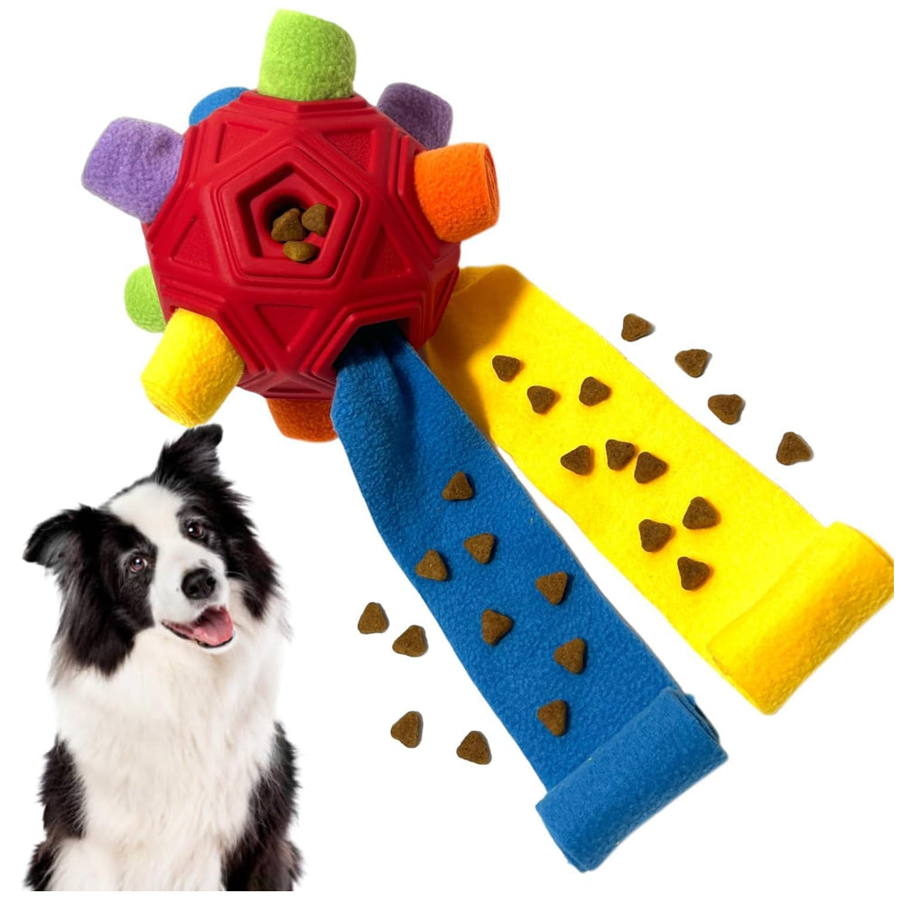 Snuffle Ball Dog Puzzle Toy Treat Dispenser