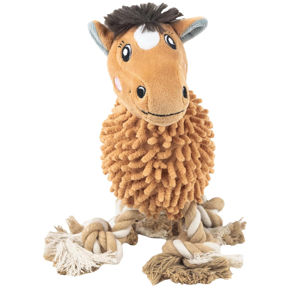 Peanut the Pony Plush Dog Toy – Soft, Squeaky & Durable