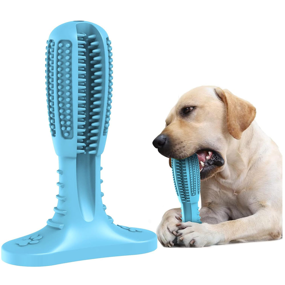 Dog Toothbrush Chew Toy Natural Rubber Dental Stick