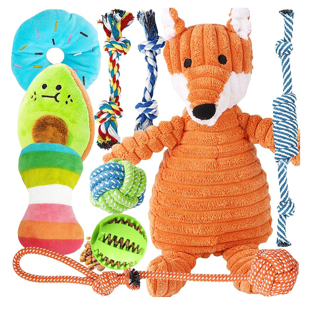 Speedy Panther 10 Pack Luxury Puppy Teething Toys Set