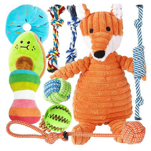 Speedy Panther 10 Pack Luxury Puppy Teething Toys Set