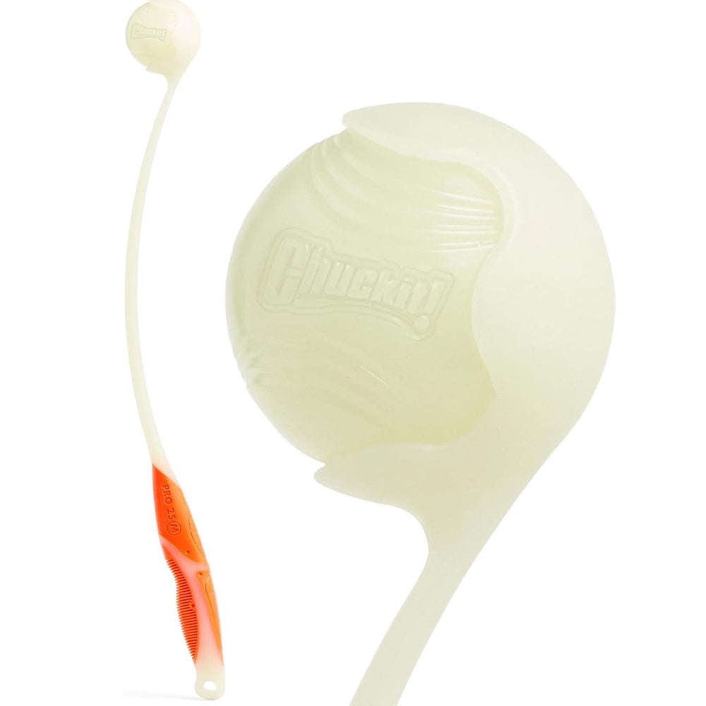 Chuckit! Pro Max Glow 25M Hands Free Dog Ball Launcher