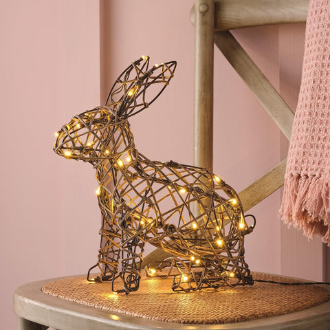 Battery operated Easter bunny garden decoration