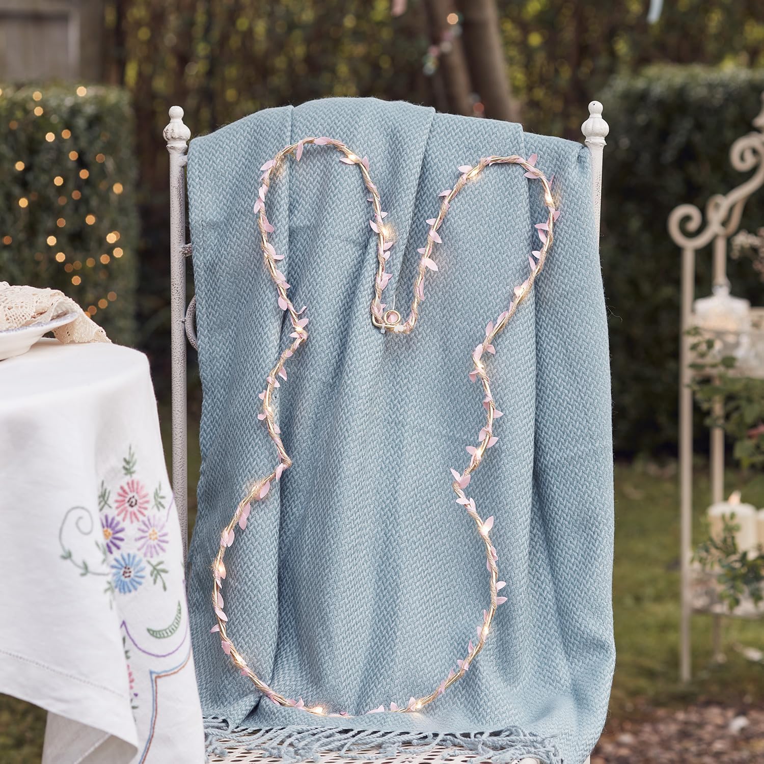 Battery operated Easter bunny silhouette wall decoration